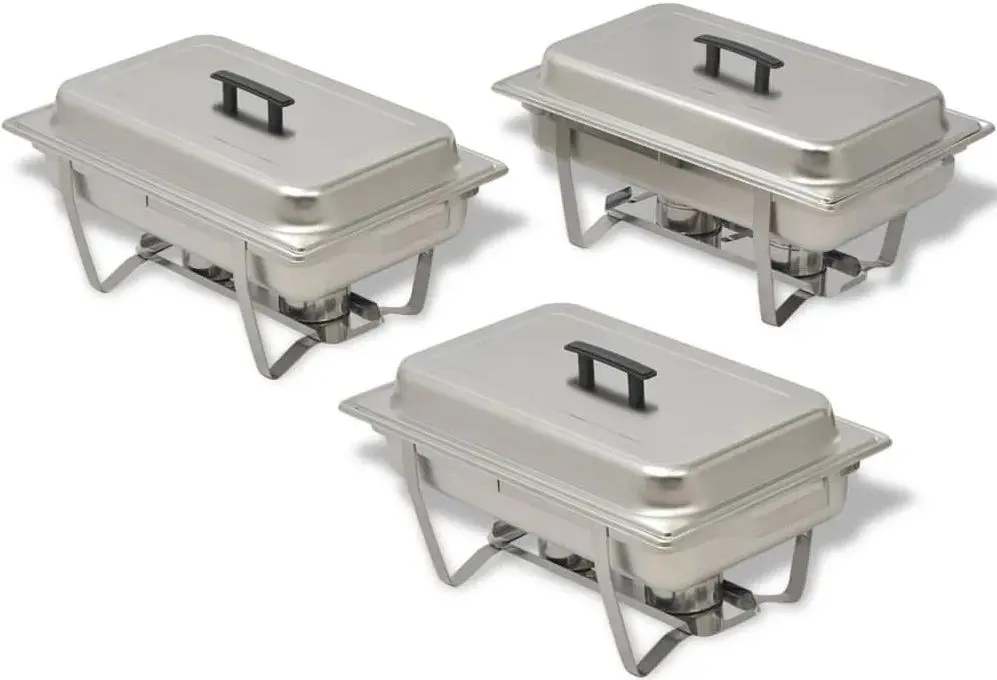 Набор гастроемкостей для подогрева пищи VidaXL 50529 (Inox)