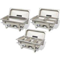 Набор гастроемкостей для подогрева пищи VidaXL 50529 (Inox) Thumb