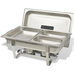 Набор гастроемкостей для подогрева пищи VidaXL 50529 (Inox) Thumb