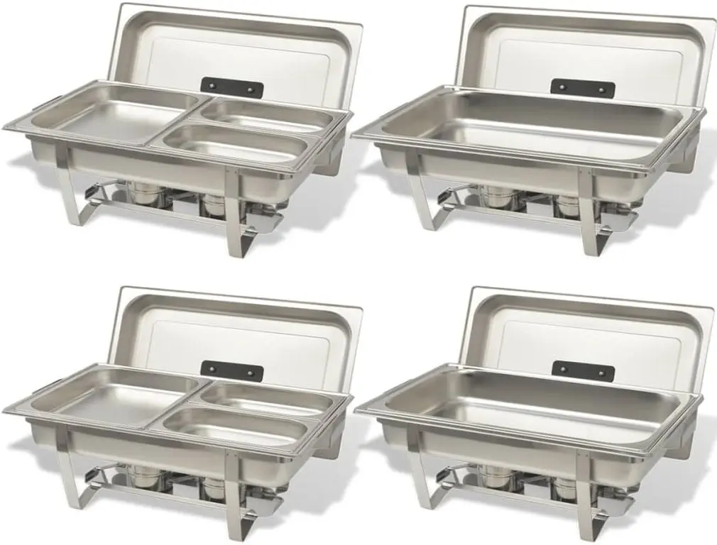 Набор гастроемкостей для подогрева пищи VidaXL 50530 (Inox)