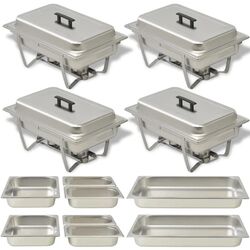 Набор гастроемкостей для подогрева пищи VidaXL 50530 (Inox)