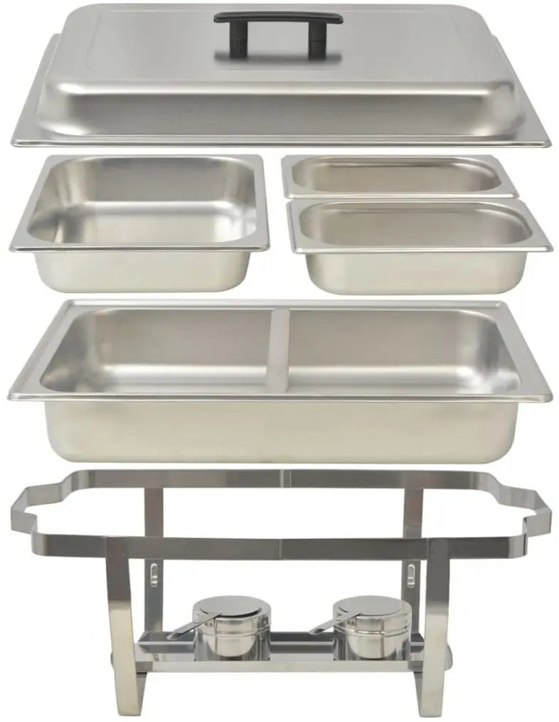 Набор гастроемкостей для подогрева пищи VidaXL 50530 (Inox)
