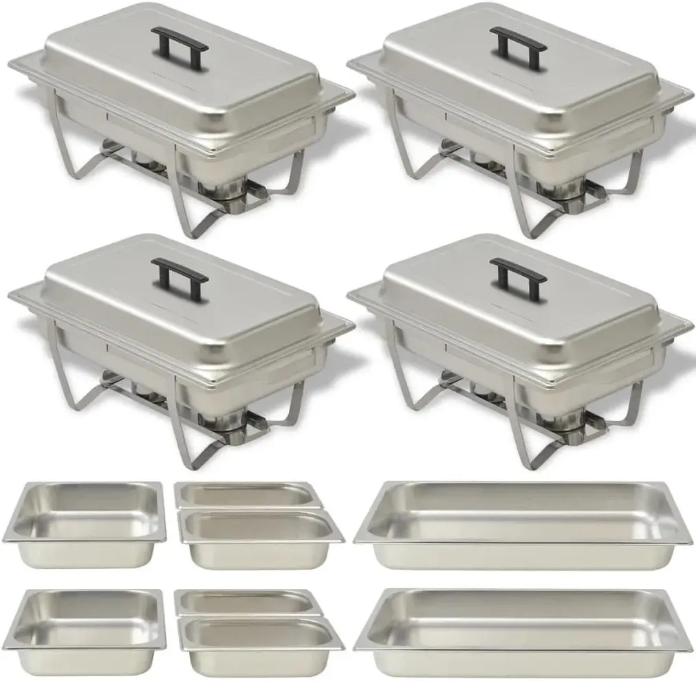 Набор гастроемкостей для подогрева пищи VidaXL 50530 (Inox)