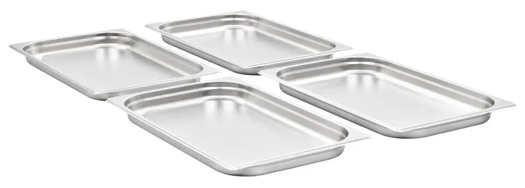 Set de recipiente gastronorm VidaXL 50879 1/1 4pcs (Silver) - 2