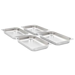 Набор гастроемкостей VidaXL 50880 1/1 4pcs (Silver) Thumb