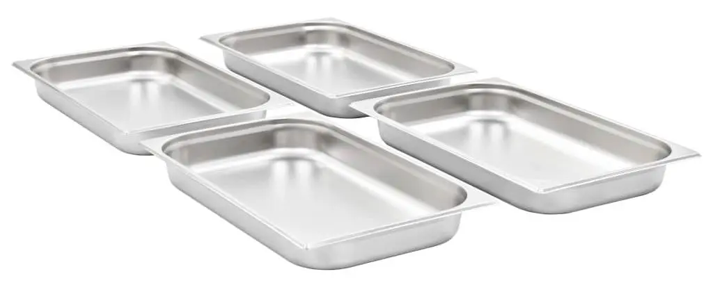 Набор гастроемкостей VidaXL 50880 1/1 4pcs (Silver)