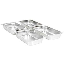 Set de recipiente gastronorm VidaXL 50881 1/1 4pcs (Silver) Thumb