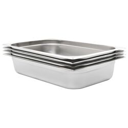 Set de recipiente gastronorm VidaXL 50881 1/1 4pcs (Silver)