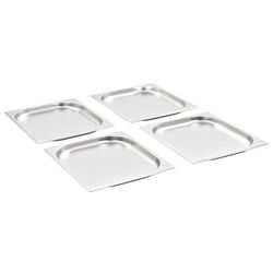 Set de recipiente gastronorm VidaXL 50885 1/2 8pcs (Silver) Thumb