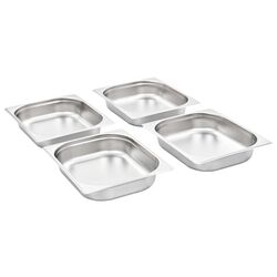 Набор гастроемкостей VidaXL 50887 1/2 4pcs (Silver) Thumb