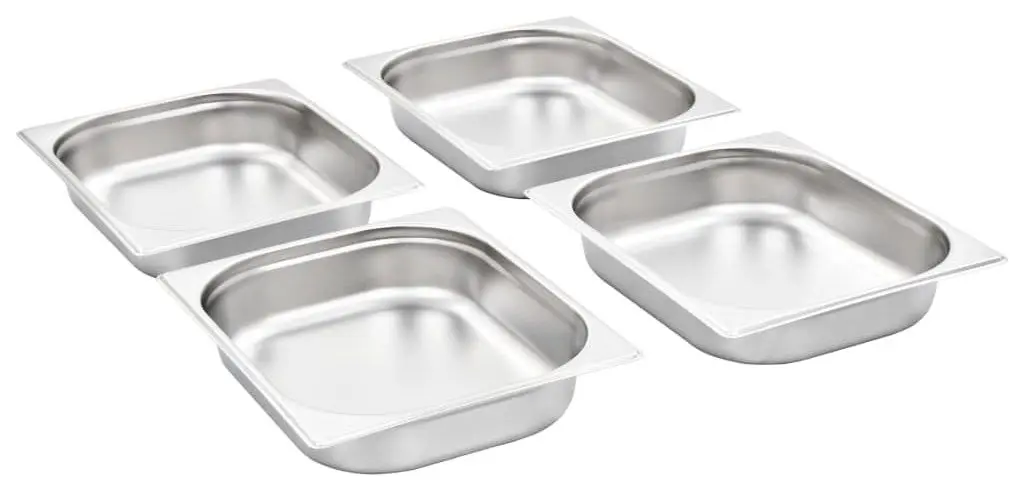 Набор гастроемкостей VidaXL 50887 1/2 4pcs (Silver)