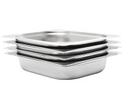 Set de recipiente gastronorm VidaXL 50887 1/2 4pcs (Silver)