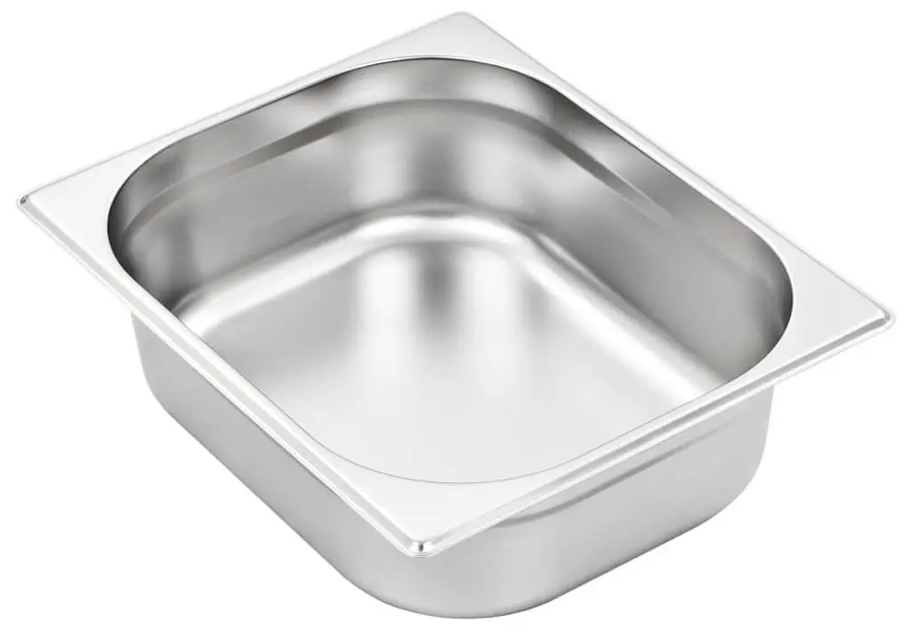 Set de recipiente gastronorm VidaXL 50888 1/2 4pcs (Silver)