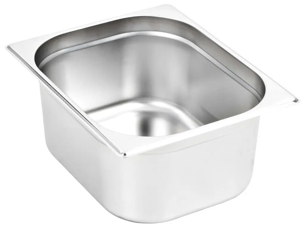 Набор гастроемкостей VidaXL 50889 1/2 2pcs (Silver)