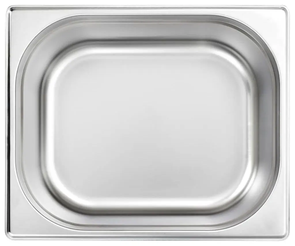 Набор гастроемкостей VidaXL 50889 1/2 2pcs (Silver)