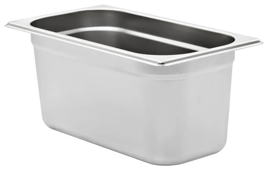 Set de recipiente gastronorm VidaXL 50896 1/3 4pcs (Silver)