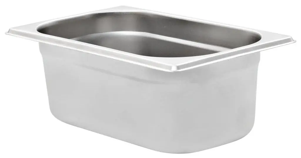 Set de recipiente gastronorm VidaXL 50902 1/4 8pcs (Silver)