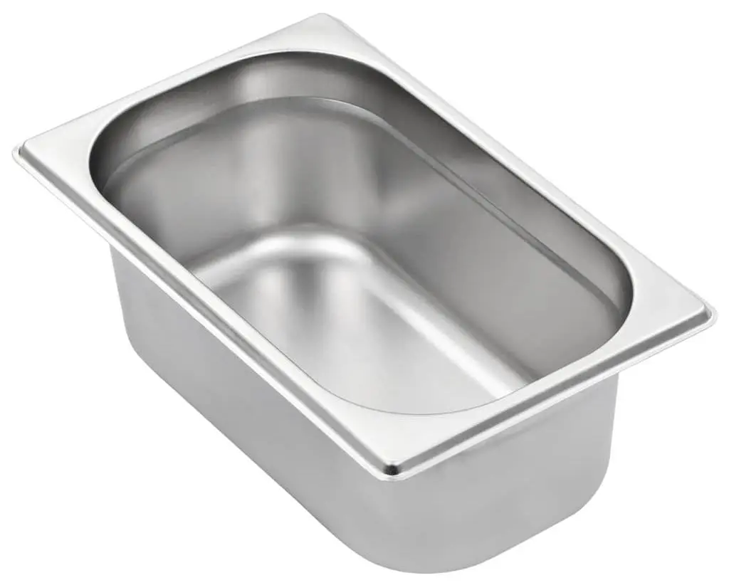 Set de recipiente gastronorm VidaXL 50902 1/4 8pcs (Silver)