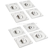 Набор крышек для гастроемкостей VidaXL 50910 1/6 8pcs (Silver)