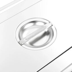 Set capace pentru conteiner gastronom VidaXL 50884 (Inox) Thumb