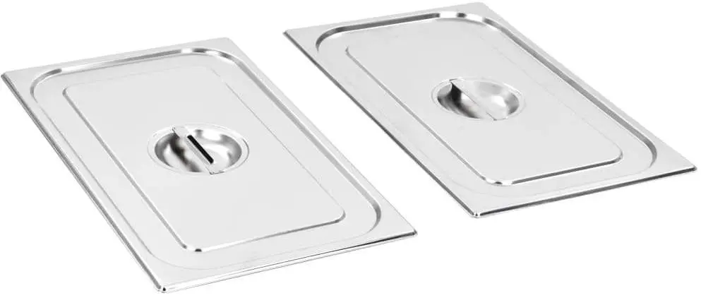 Set capace pentru conteiner gastronom VidaXL 50884 (Inox)