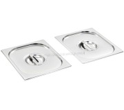 Set capace pentru conteiner gastronom VidaXL 50891 (Inox)