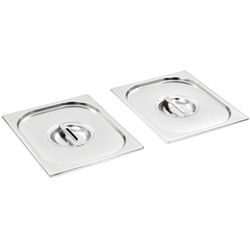 Set capace pentru conteiner gastronom VidaXL 50891 (Inox)