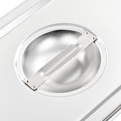 Set capace pentru conteiner gastronom VidaXL 50898 (Inox) Thumb