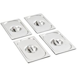 Set capace pentru conteiner gastronom VidaXL 50905 (Inox)