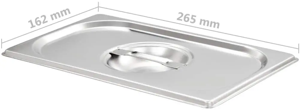 Набор крышек для гастроёмкости VidaXL 50905 (Inox)