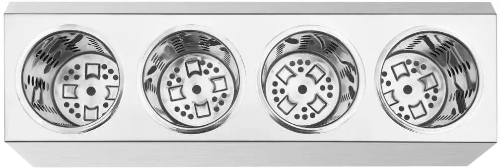 Suport de tacamuri VidaXL 51227 (Inox)