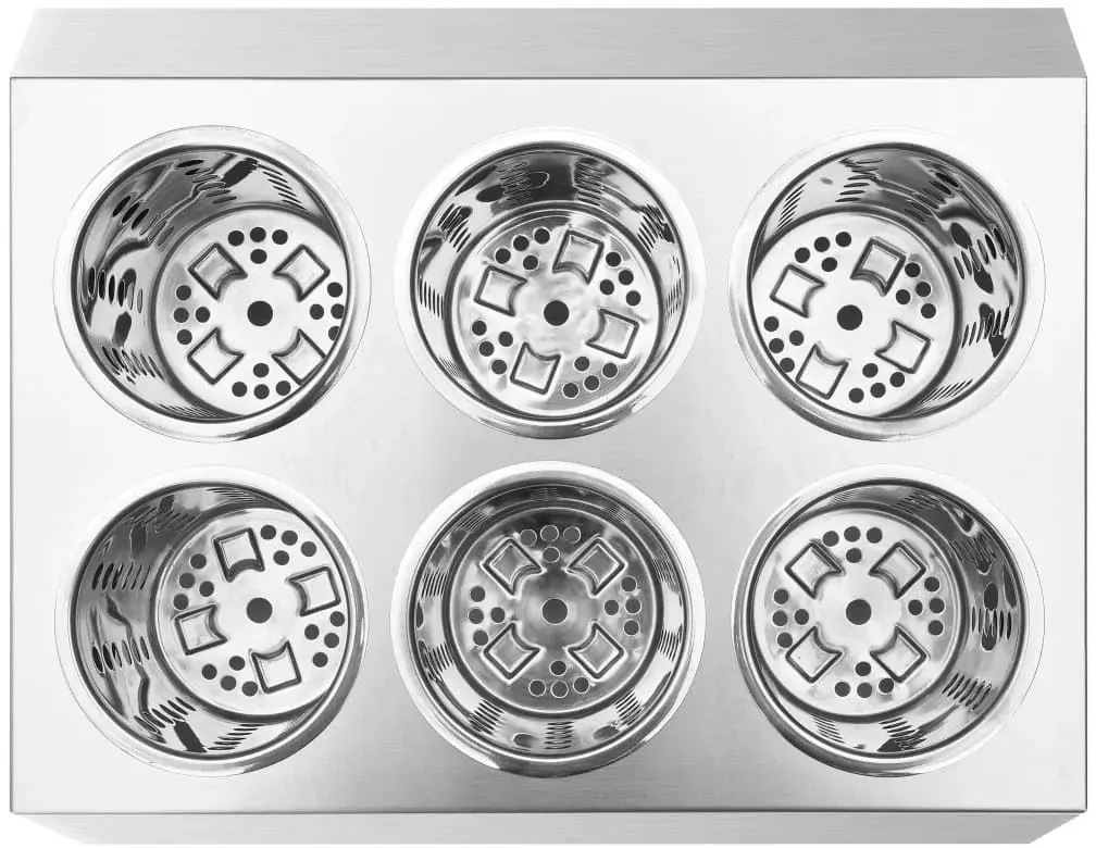 Подставка для столовых приборов VidaXL 51230 (Inox)