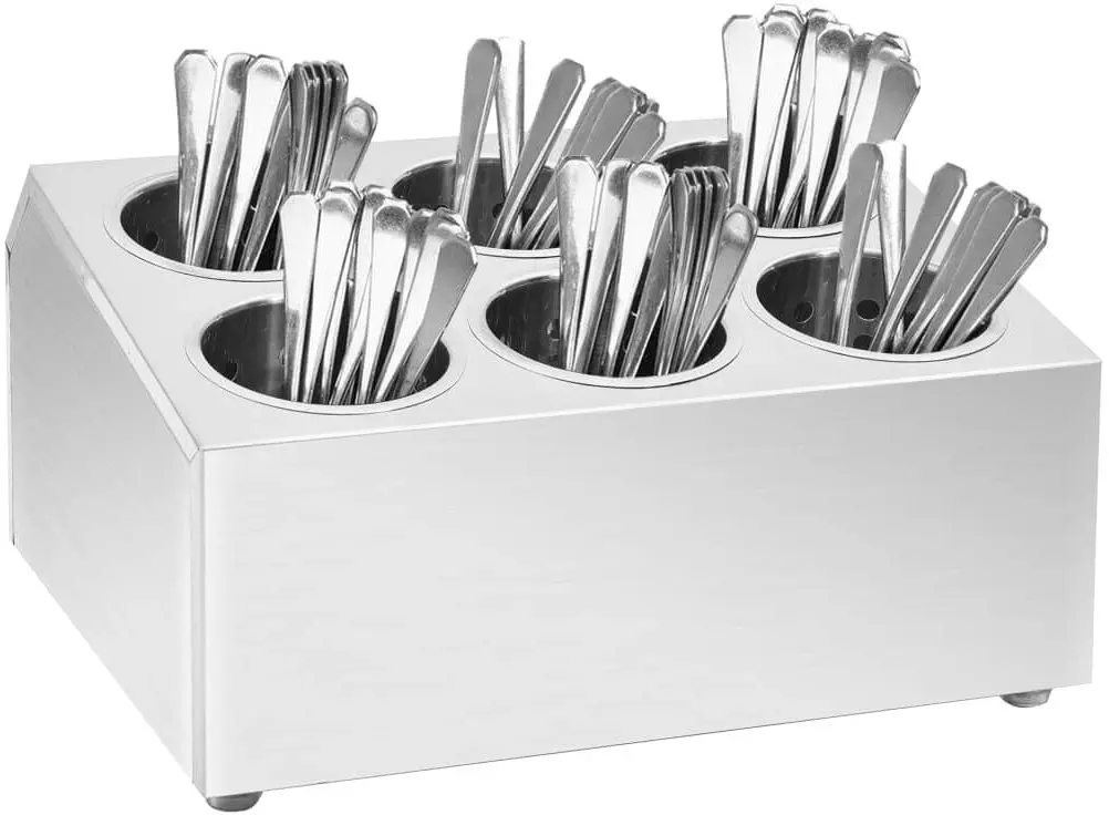 Подставка для столовых приборов VidaXL 51230 (Inox)