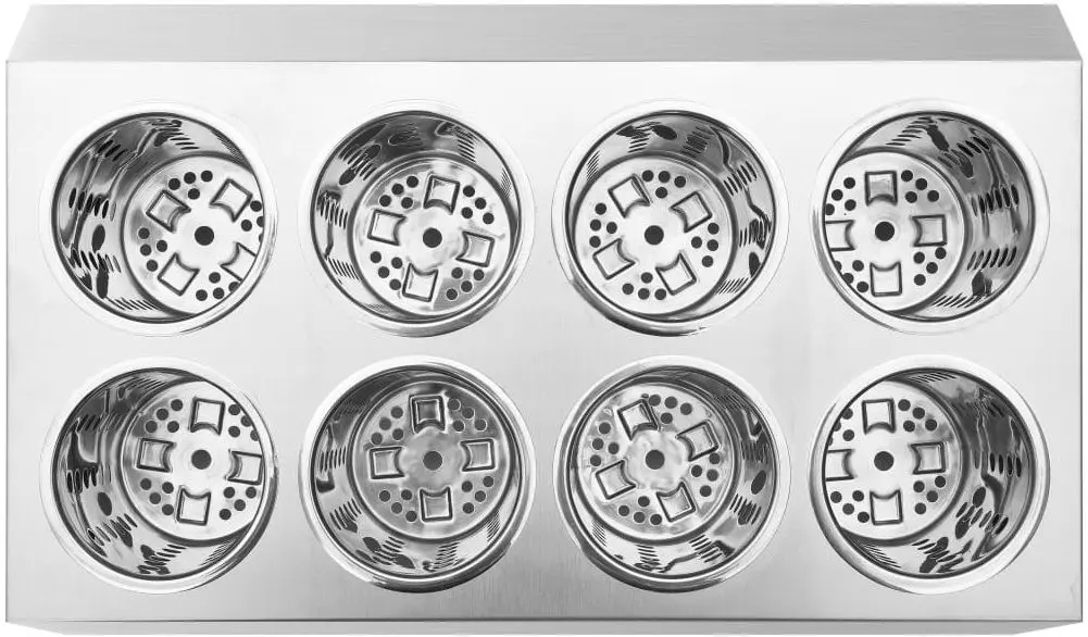 Suport de tacamuri VidaXL 51231 (Inox)