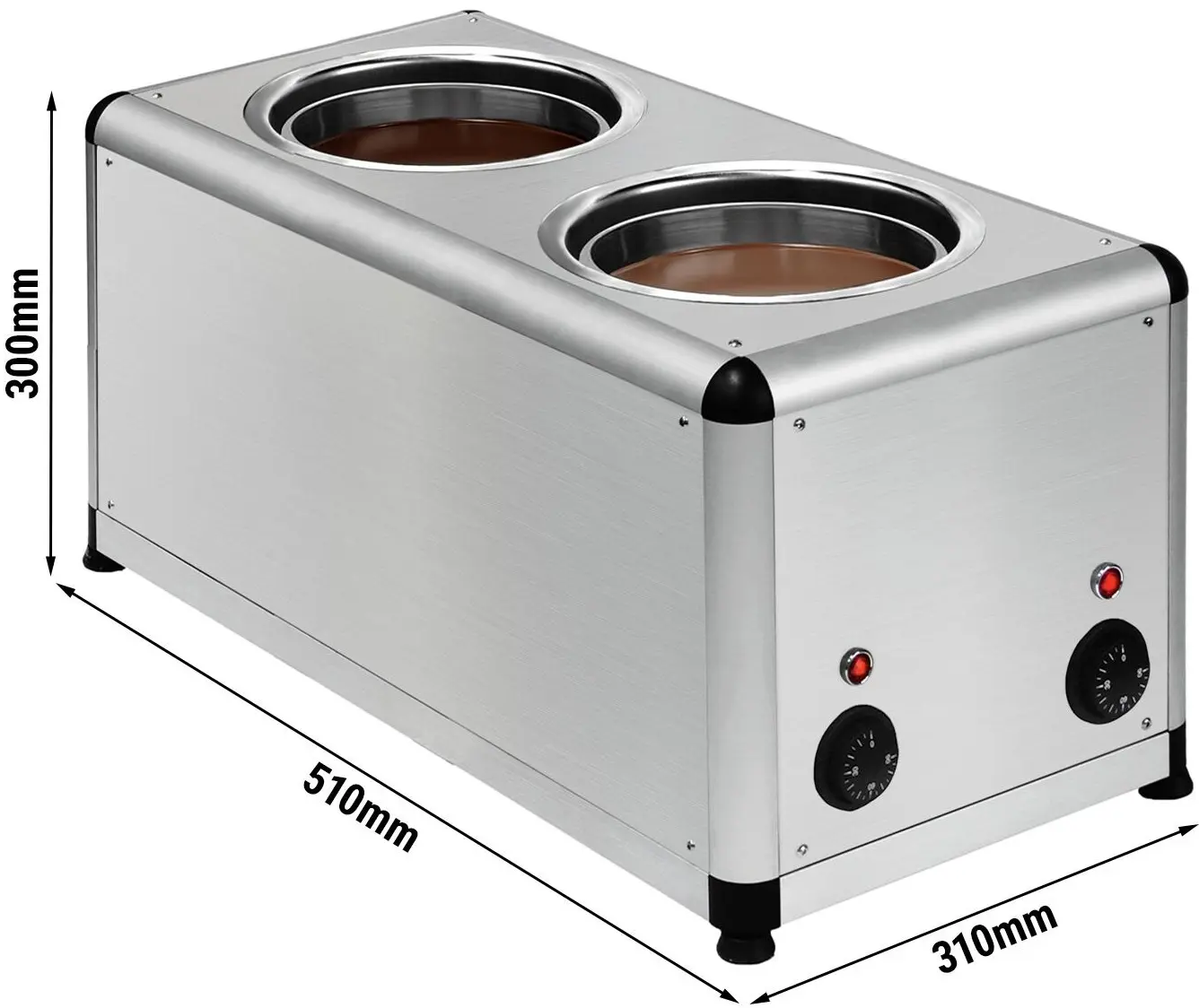 Аппарат для плавления шоколада GGM Gastro SCSGIC14 (Inox) - 2