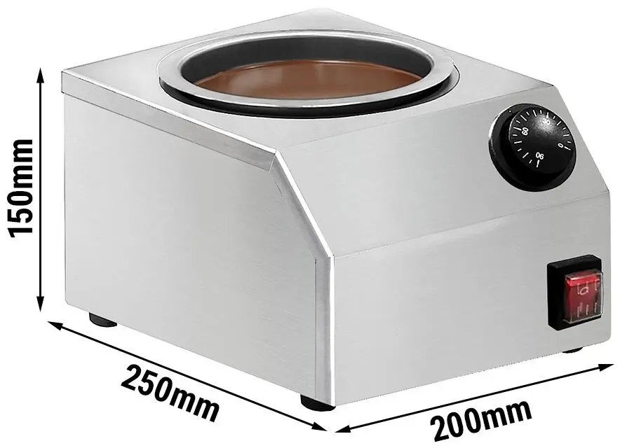 Aparat pentru topirea ciocolatei GGM Gastro SCSGIC2 (Inox) - 2