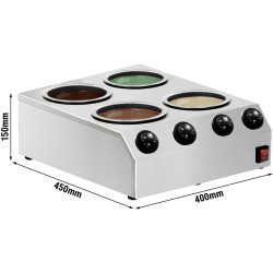 Aparat pentru topirea ciocolatei GGM Gastro SCSGIC8 (Inox) Thumb
