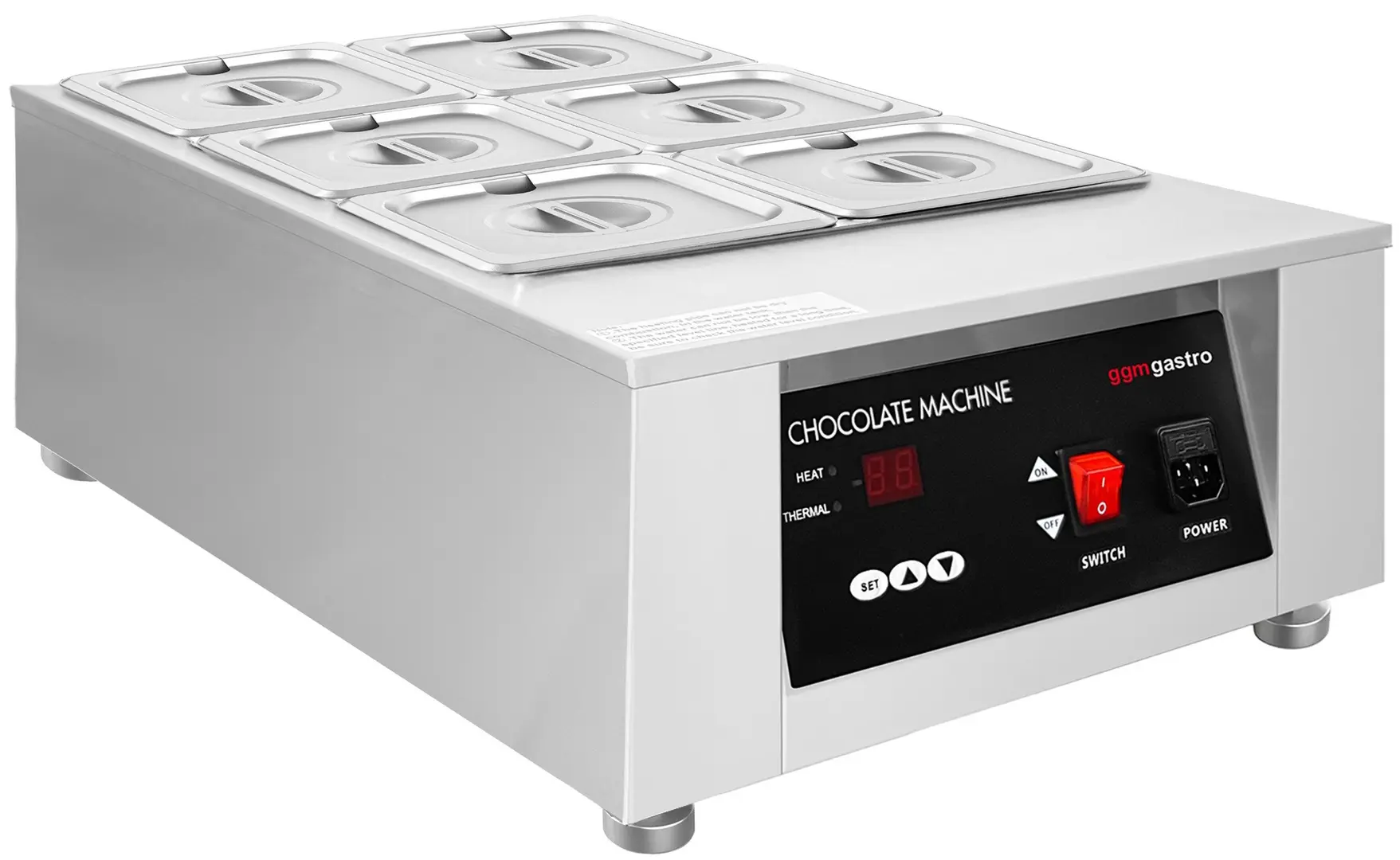 Аппарат для плавления шоколада GGM Gastro SSGK6 (Inox/Black)