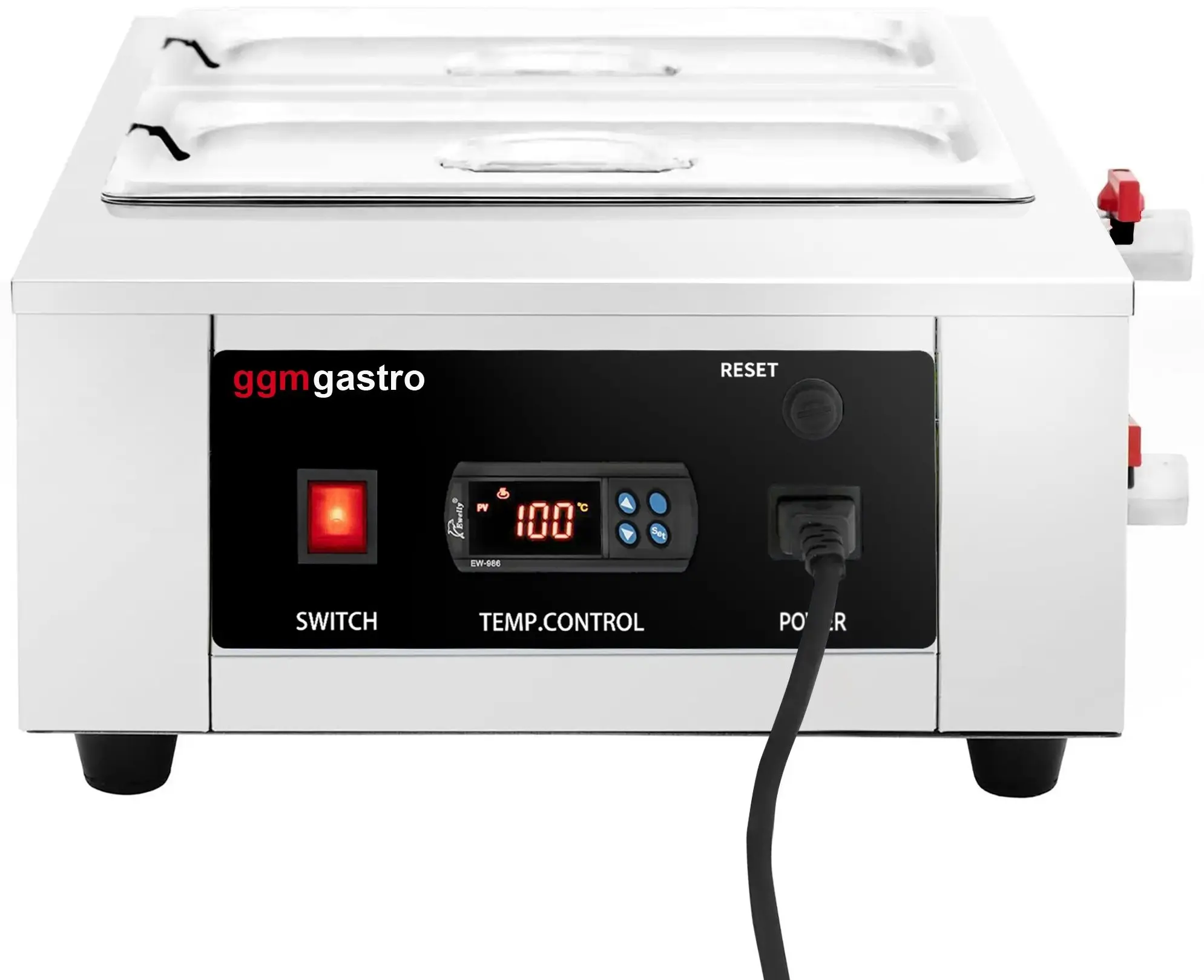 Аппарат для плавления шоколада GGM Gastro SSGN2 (Inox/Black) - 2