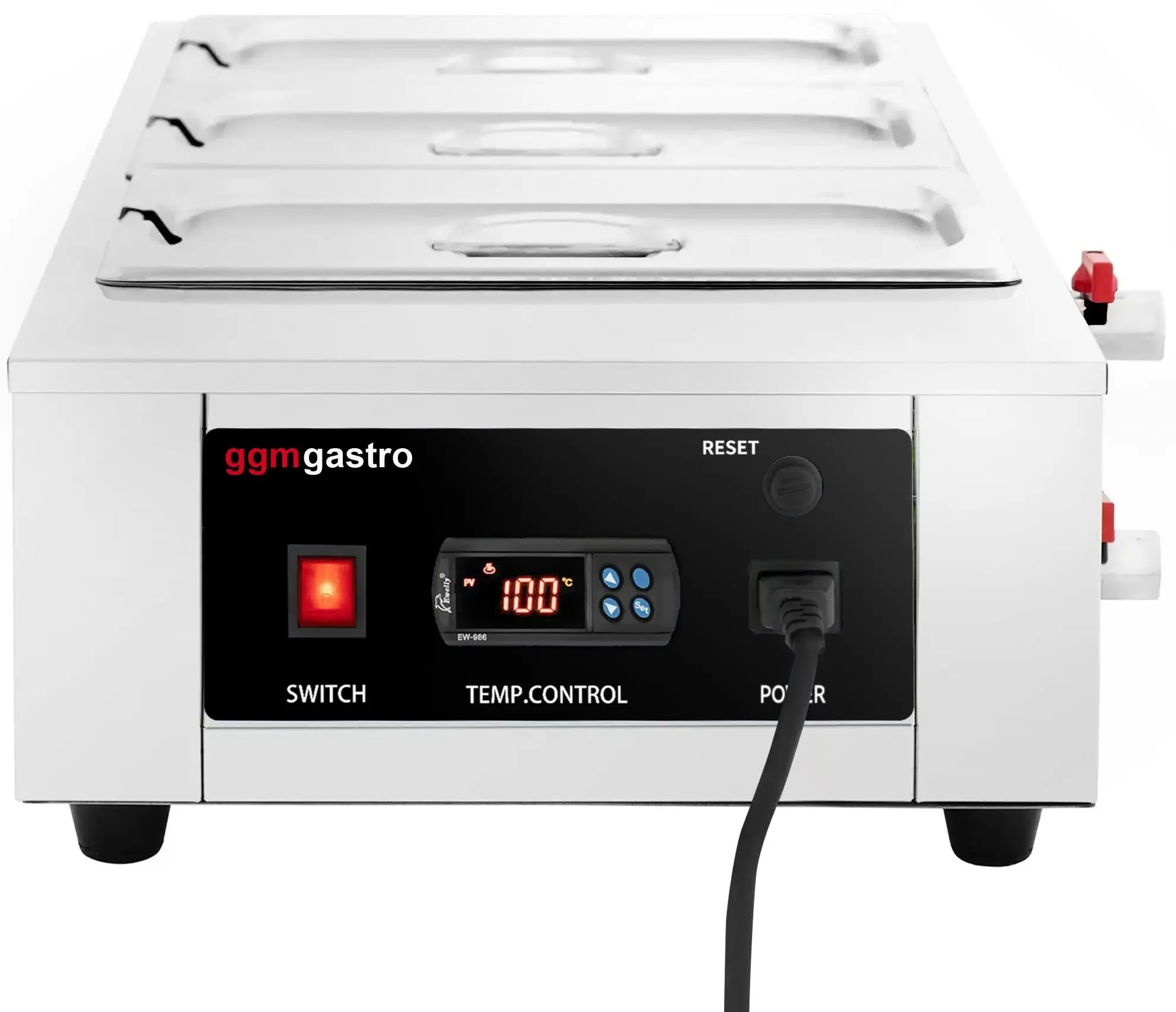 Аппарат для плавления шоколада GGM Gastro SSGN3 (Inox/Black) - 2