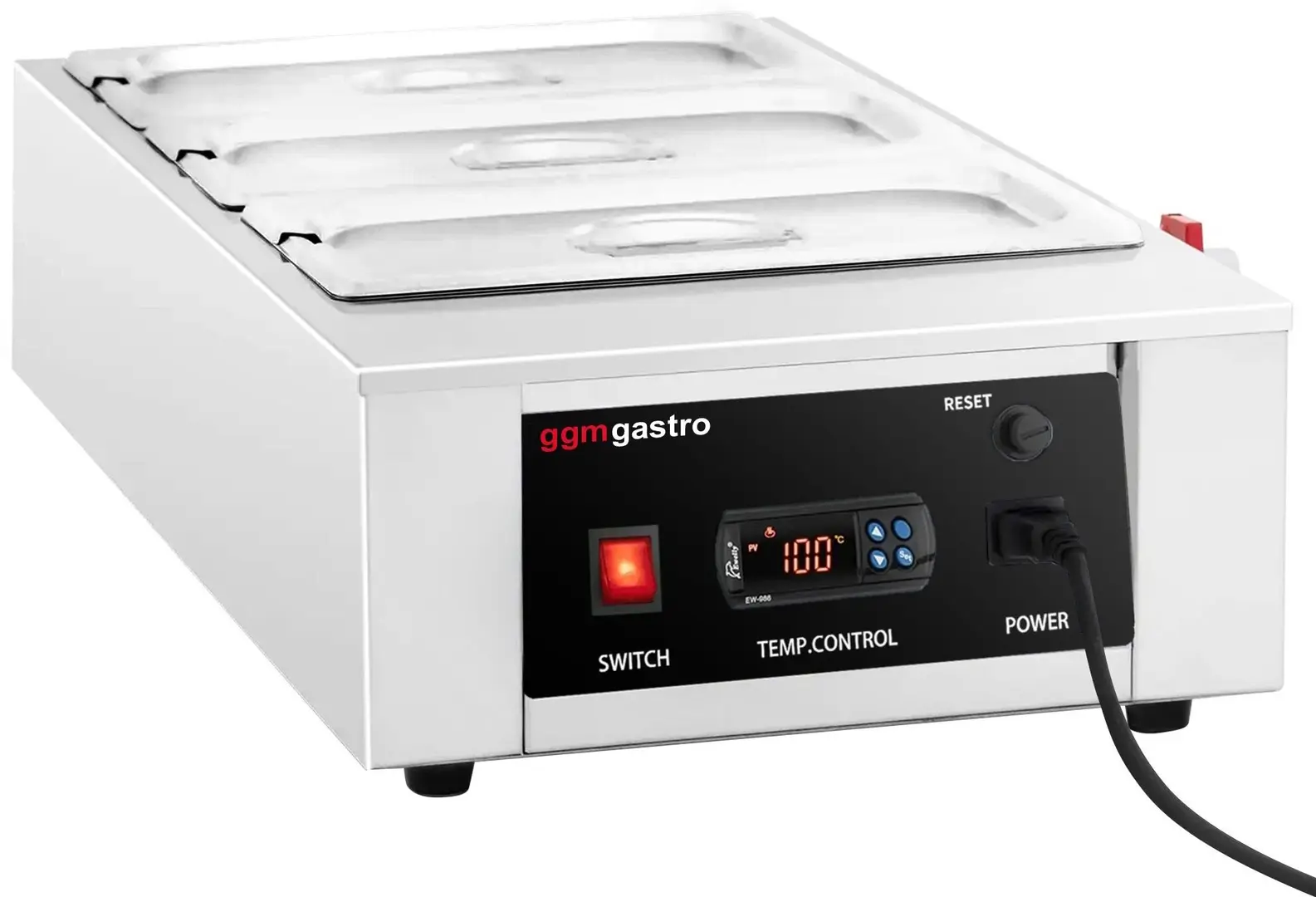 Аппарат для плавления шоколада GGM Gastro SSGN3 (Inox/Black)