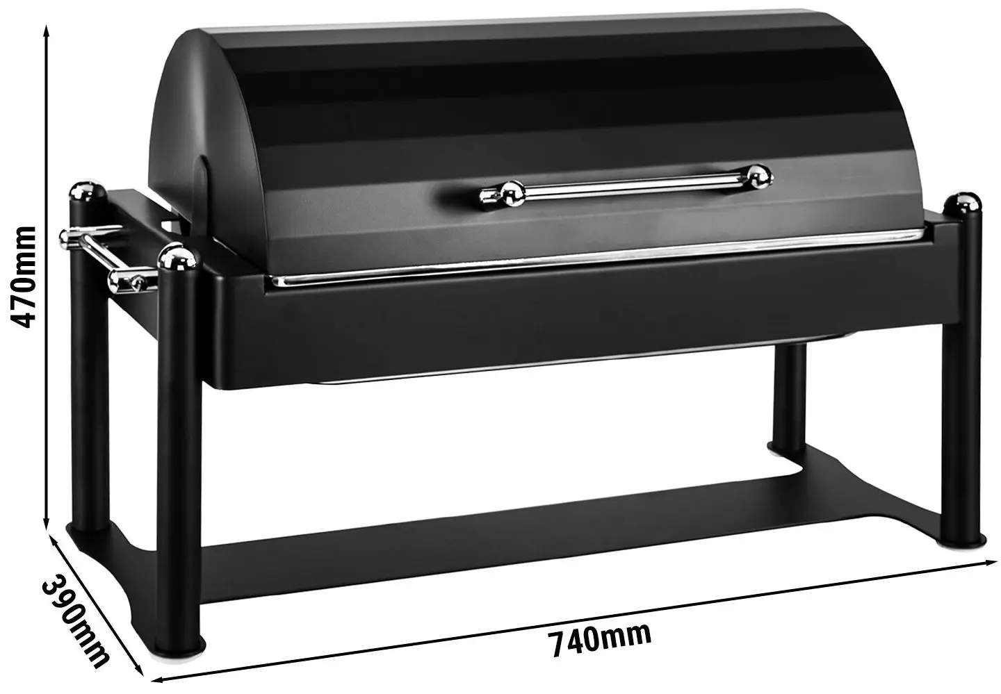 Chafing dish GGM Gastro CDDG11 (Black) - 9