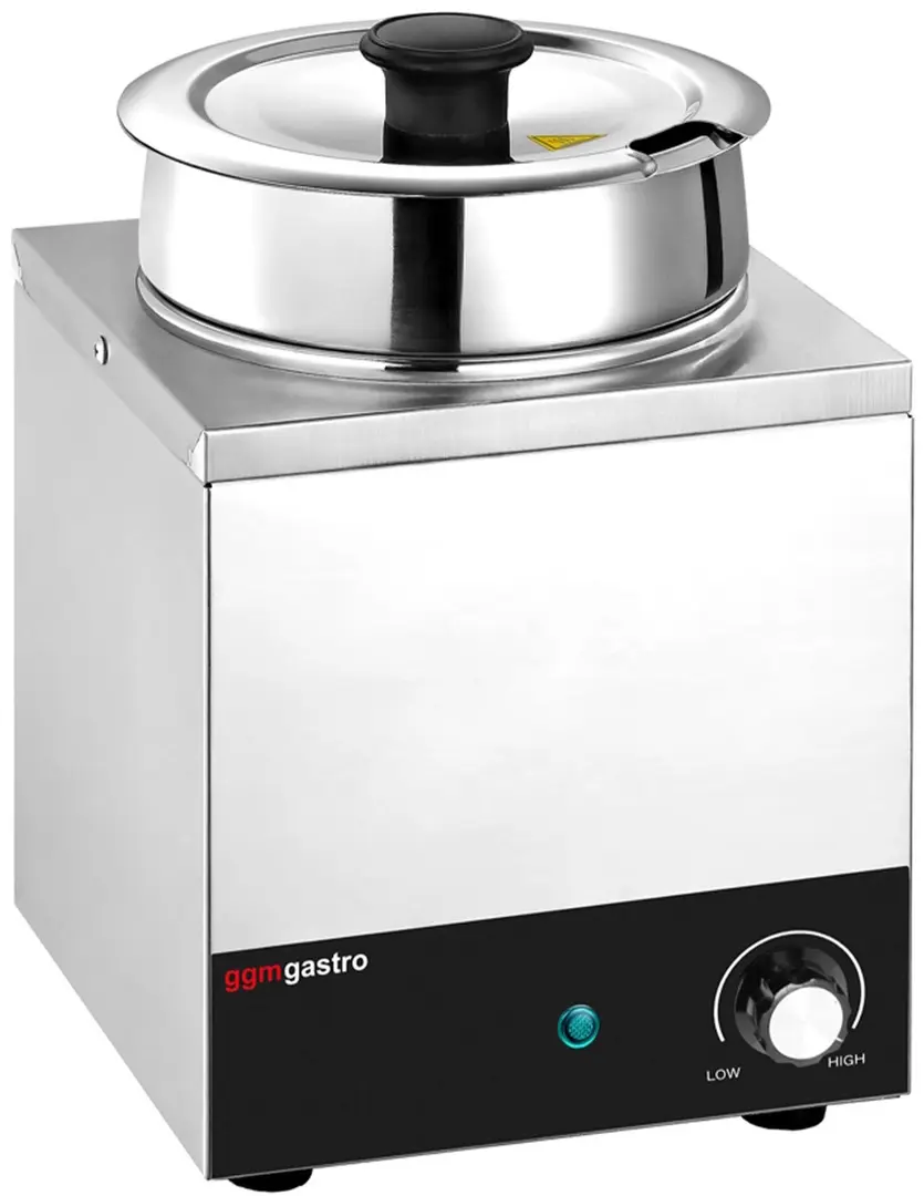 Marmita pentru supă GGM Gastro BHPV35-1 (Inox/Black)