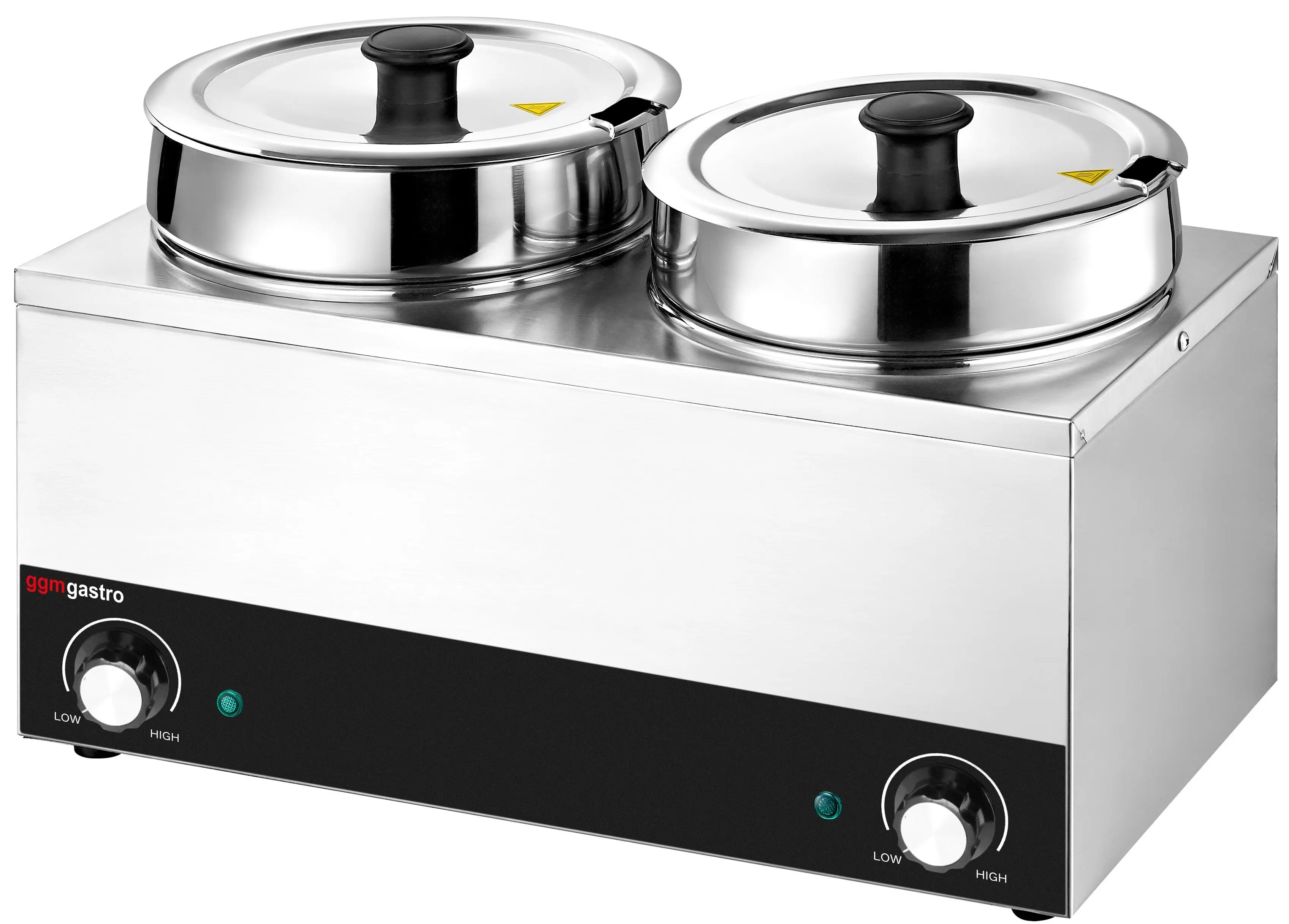 Marmita pentru supe GGM Gastro BHPV35-2 (Inox/Black) - 2