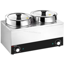 Мармит для супов GGM Gastro BHPV35-2 (Inox/Black)