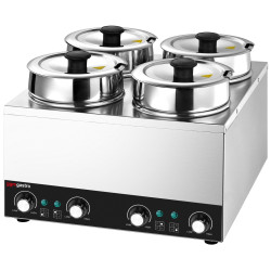 Marmita pentru supe GGM Gastro BHPV35-4 (Inox) Thumb