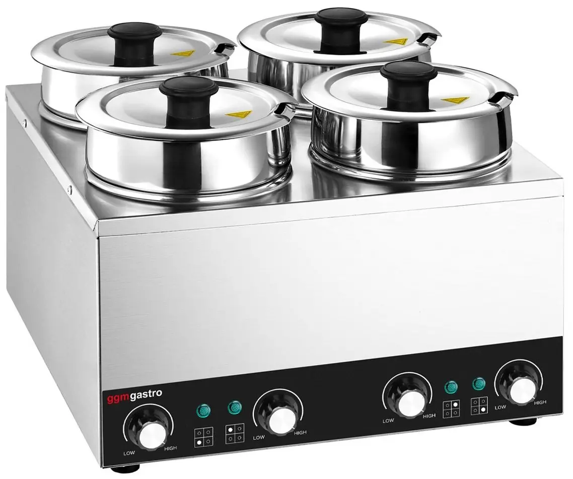 Marmita pentru supe GGM Gastro BHPV35-4 (Inox)