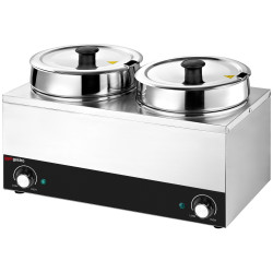 Marmita pentru supe GGM Gastro BHPV65-2 (Inox/Black) Thumb