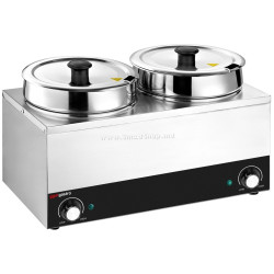 Мармит для супов GGM Gastro BHPV65-2 (Inox/Black)