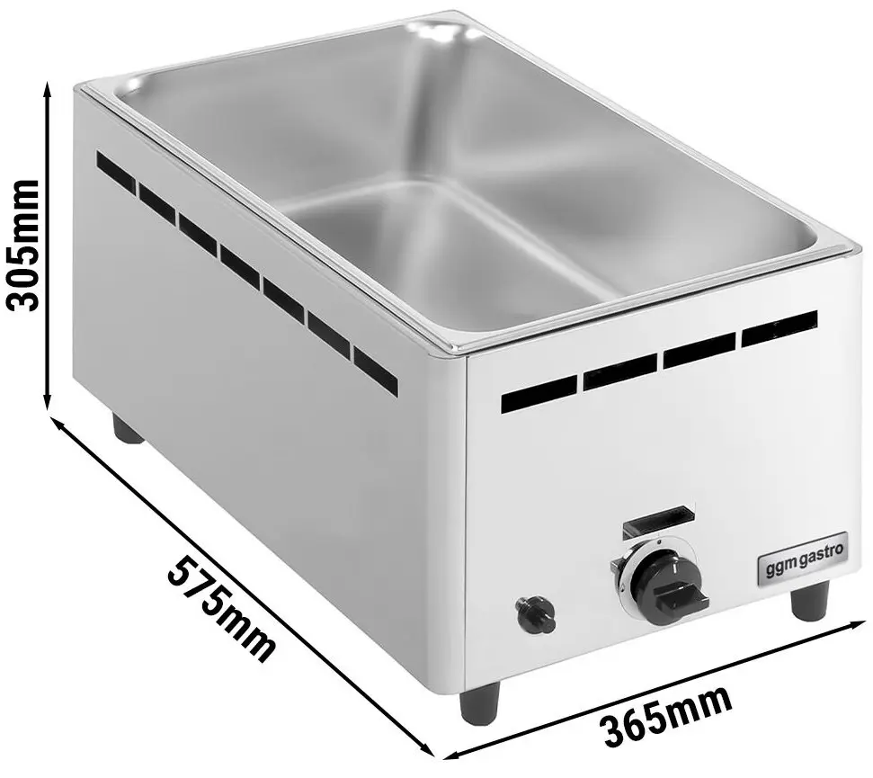 Marmita pe gaz GGM Gastro GBMF11 (Inox) - 2